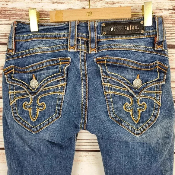 Rock Revival 26x31 Patti Bootcut Denim Jeans - Picture 9 of 12